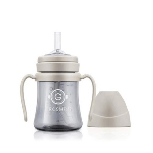 Grosmimi PPSU Straw Cup - 6oz  Beige 6oz