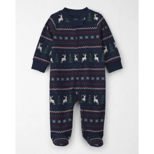 Baby Organic Cotton Fair Isle Sleep & Play Pajamas - Little Planet | Carter's