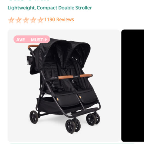 Zoe Twin: Lightweight Double Stroller