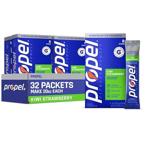 Propel Electrolyte Powder Drink Mix, Kiwi Strawberry, (32 Servings)