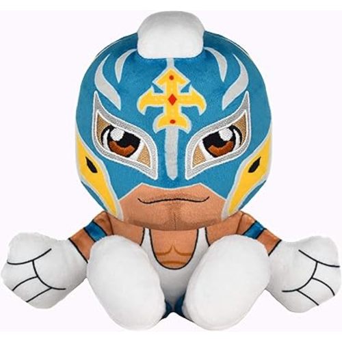Bleacher Creatures WWE Rey Mysterio Kuricha 8" Kuricha Plush - Soft Chibi Inspired Wrestling Superstar