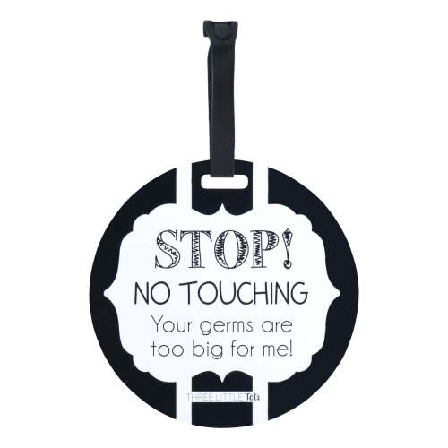 No Touching Car Seat Tag