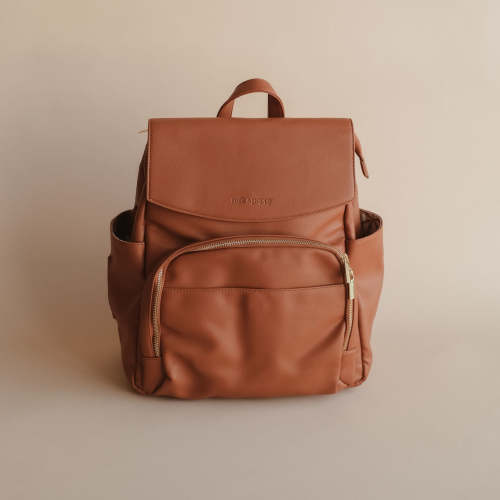 BROOKLYN Backpack Nappy Bag - Tan/Banksii – Milk & Poppy