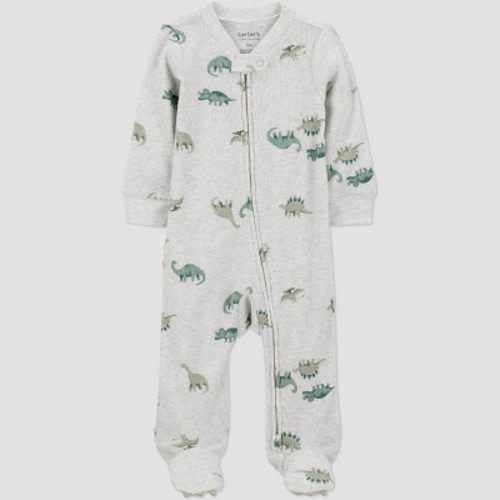 Carter's Just One You® Baby Boys' Dinosaur Printed Sleep N' Play - Gray 3M