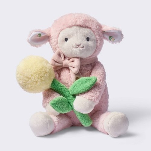 Lamb Plush Stuffed Animal Toy with Detachable Rattle - Cloud Island™