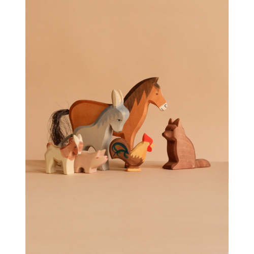 Ostheimer Handmade Wooden Farm Animals Set