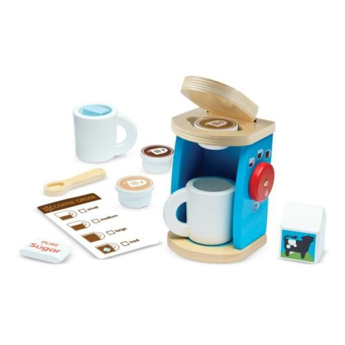 Melissa & Doug Toy Coffee Set | Pretend Play Coffee Maker