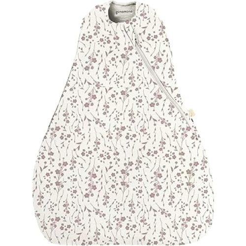 GUNAMUNA Transitional Swaddle Sleep Bag – Soothes Infants 3-6 Months, Easy Diaper Changes with WONDERZiP