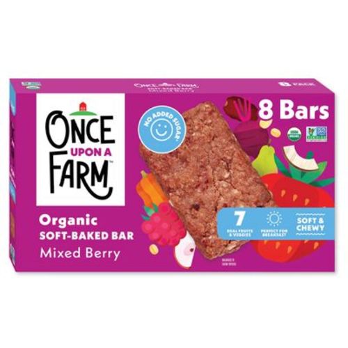Once Upon a Farm Snack Bars Mixed Berry - 9.6oz/8ct