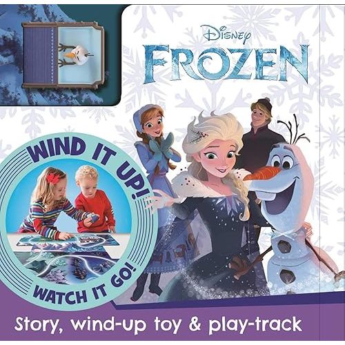 Disney Frozen: Busy Board with Wind-Up Car & Track Novelty Book – November 5, 2019