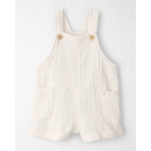 Baby Organic Cotton Gauze Shortalls - 18 Month