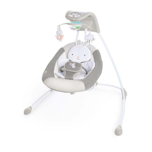 Ingenuity InLighten Baby Swing, Easy-Fold Frame & Light Up Mobile, Twinkle Tails
