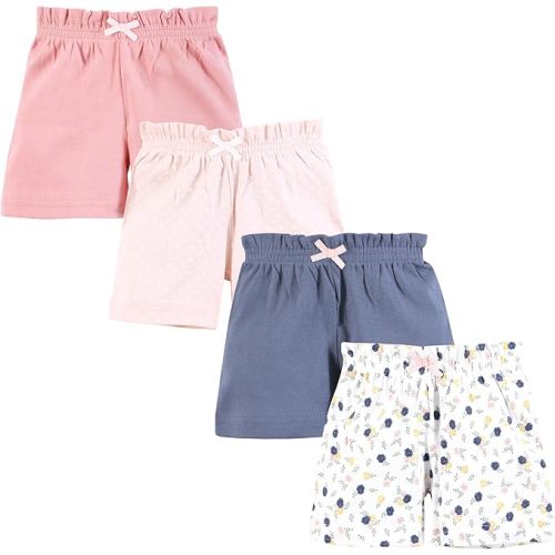 Hudson Baby Unisex Baby Shorts Bottoms 4-Pack