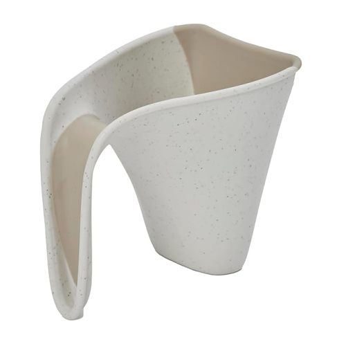 Shnuggle ECO Bath Rinse Jug | Soft Rim Baby & Toddler Shampoo Rinser | Bath Hair Rinsing Cup | Hair Wash Jug with Handle | Essential Bath Accessories | Cookies & Cream Colour