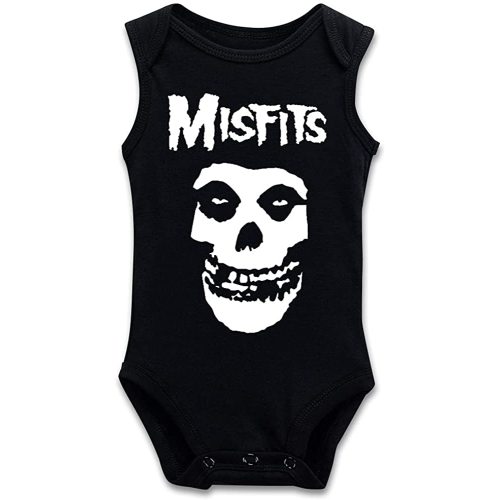 DOQOSESHY Cute Misfits Baby Climbing 0-24 Months Bodysuit Unisex Breathable Toddler Rompers