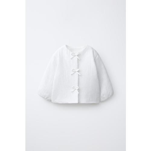 SWISS EMBROIDERED JACKET - ecru-white | ZARA United States