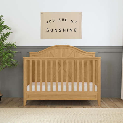 Sawyer Farmhouse 4-in-1 Convertible Crib