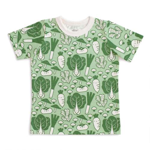 Short-Sleeve Tee - Veggies Green