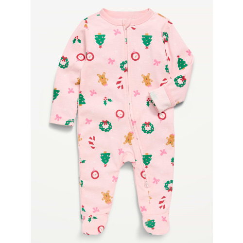 2-Way-Zip Sleep & Play Footed One-Piece for Baby
