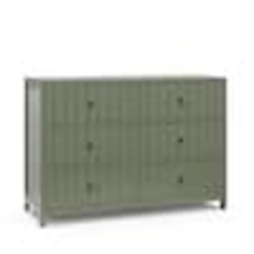 Graco Teddi Olive 6-Drawer 51.37 in. Wide Dresser 03716-50A