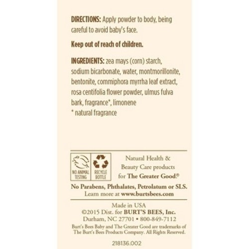 Burt's Bees Baby Dusting Powder - 7.5oz