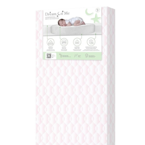Dream On Me 2 in 1 Little Lullaby Crib and Toddler Mattress