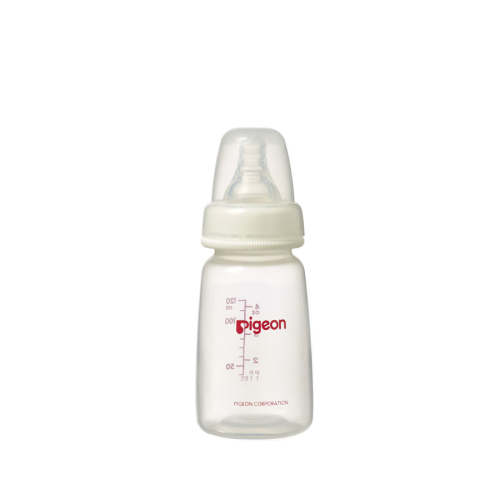 Slim Neck Newborn Baby Bottle 120ml (PP) | Flexible Range | Pigeon – Pigeon Australia