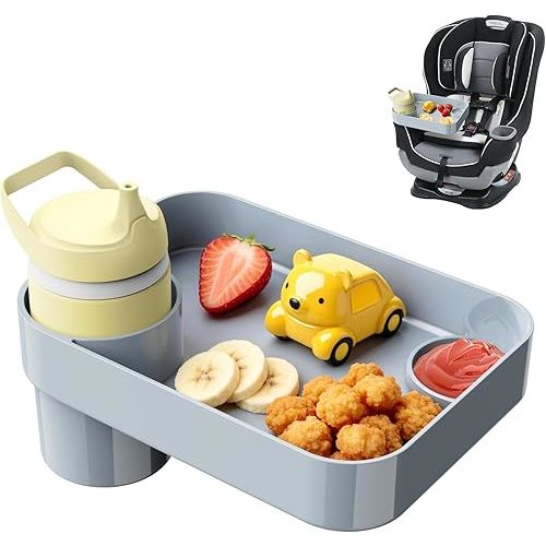 Car Seat Snack Tray (Grey)