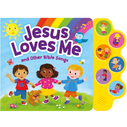 Jesus Loves Me & Other Bible Songs - Christian Sound Book for Toddlers | Interactive Board Book w/ 6 Songs & Lyrics | Faith-Based Learning