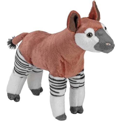 Wild Republic Okapi Plush, Stuffed Animal, Plush Toy, Gifts for Kids, Cuddlekins 12 Inches