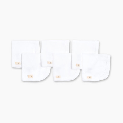 Burt's Bees Baby Organic Solid Washcloth (6 Pack) - Cloud