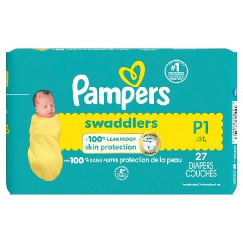 Pampers Swaddlers Sensitive Disposable Diapers - 27ct
