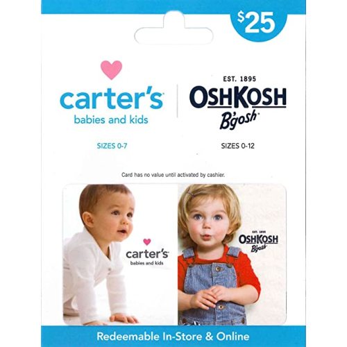 Carter's/OshKosh B’gosh Gift Card $25