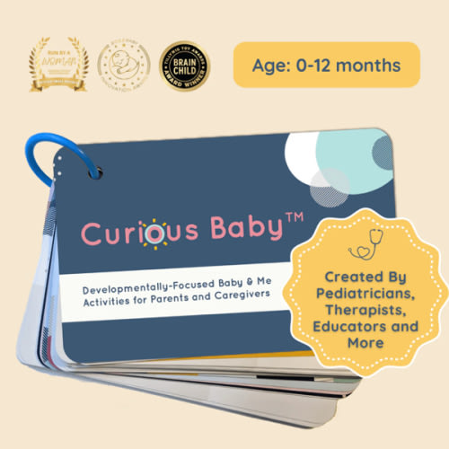 Infant Learning Cards - Curious Baby™ Activity Cards – Curious Baby Cards