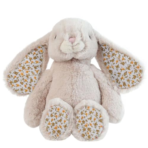 DILLY DUDU Blossom Bunny Rabbit Stuffed Animal Plush Toy Best Gifts 10-InchBeige