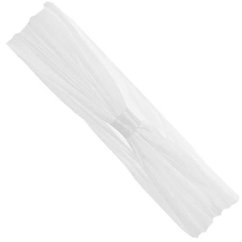 Wee Ones Baby Girls' Add-a-Bow Soft Stretch Nylon Baby Band, White, 24 Months