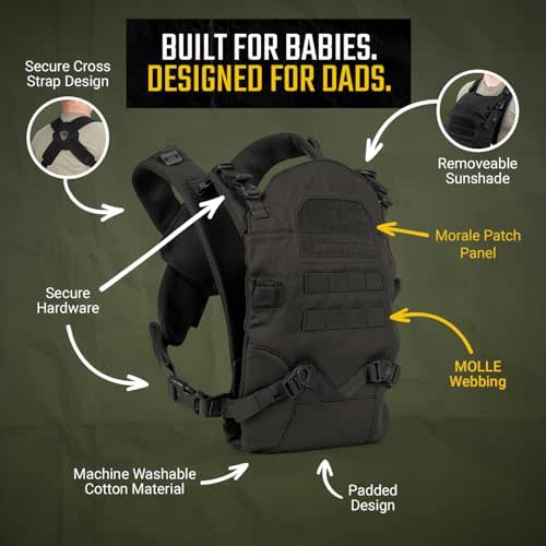 Tactical Baby Gear Tactical Baby Carrier for Dads - Black