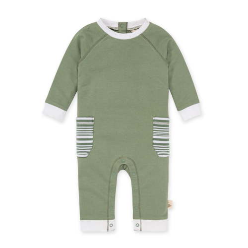 Burt's Bees Baby Organic Cotton Baby Boy Jumpsuit, Sizes Newborn-24 Months