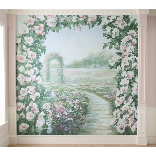 LoveShackFancy Rose Garden Mural (96"x 96")