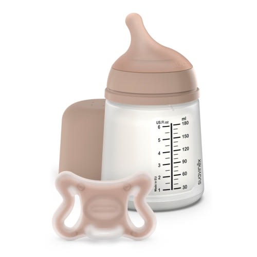 Zerø.Zerø™ Small Anti-Colic Adaptable Flow Newborn Bottle & Pacifier Starter Set