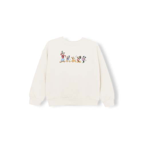 Sweatshirt in Mickey and Friends on Ecru