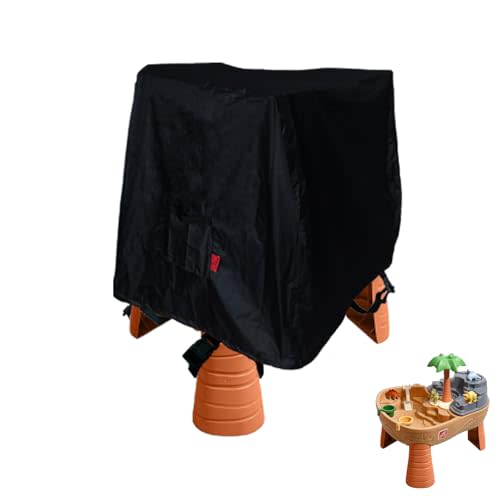 Kids Water Table Cover Fits Step2 Dino Dig Sand and WaterTable,Waterproof Dustproof Anti-UV Outdoor Kids Water and Sand Toys,Cover only (35''x32''x32'')