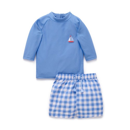 Purebaby Board Short & Rashie Set | David Jones