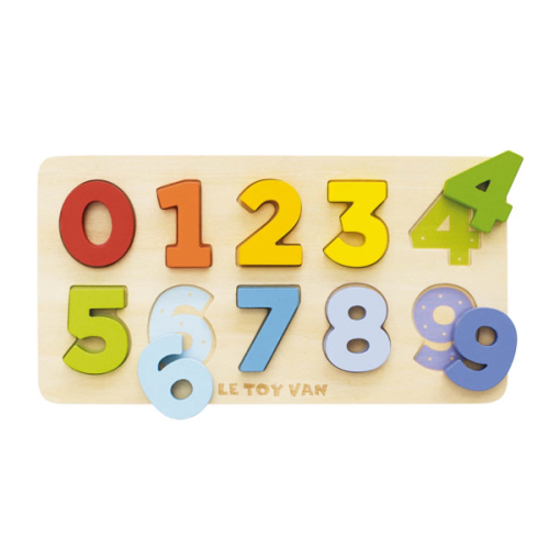 Counting Wooden Numbers Shape Sorter