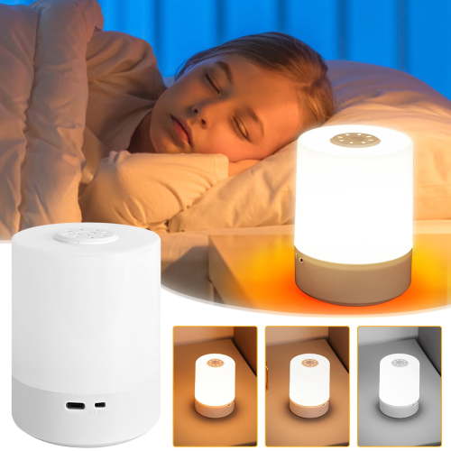 Night Light Rechargeable Wireless Touch Sensor 7.8x10.5cm Adjustable Brightness LED Eye Protection Portable Baby Feeding Emergency Lamp for Bedroom Nursery Living Room