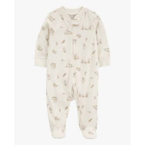 Baby Goose 2-Way Zip Ribbed Sleep & Play Pajamas - Carter's | Carter's
