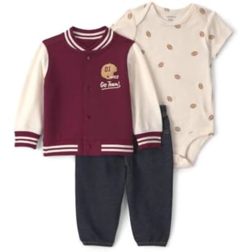 Carter's Baby Boys' 3-piece Bodysuit Pant Sets