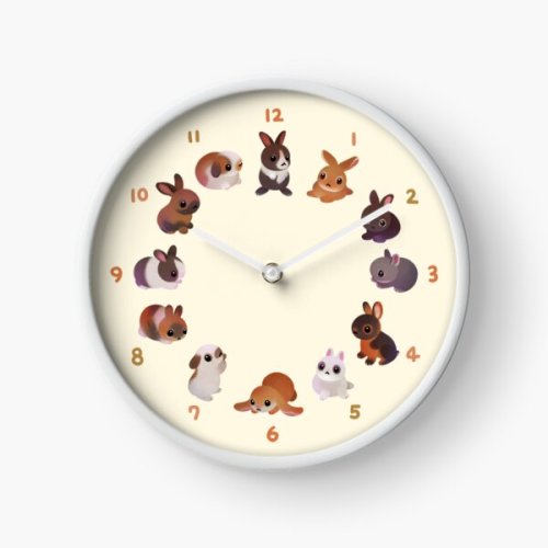 Bunny day - other version Clock