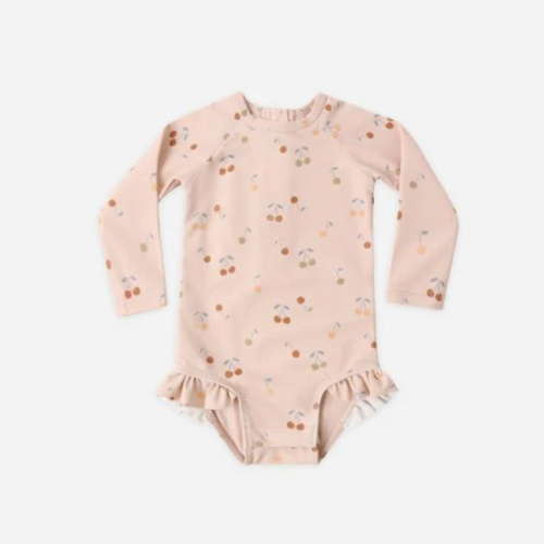 Olivia Rashguard One-Piece || Cherries