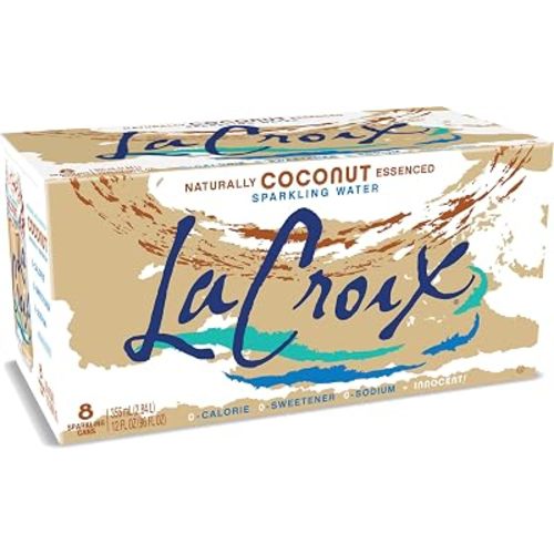 La Croix, Water Sparkling Coconut, 12 Fl Oz, 8 Count